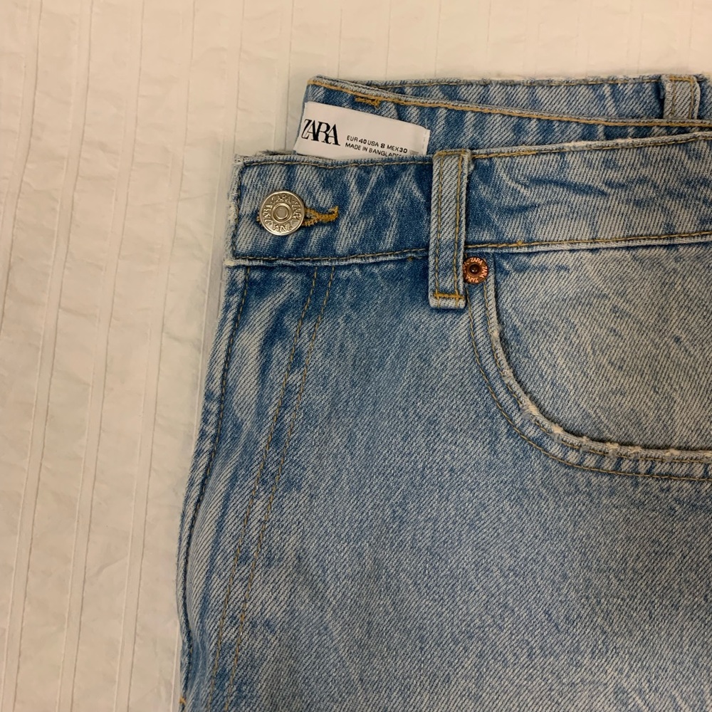 Zara Mom Jean Shorts